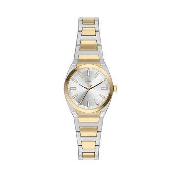 Fossil Women's Everett Three-Hand Two-Tone Stainless Steel Watch -  ES5494