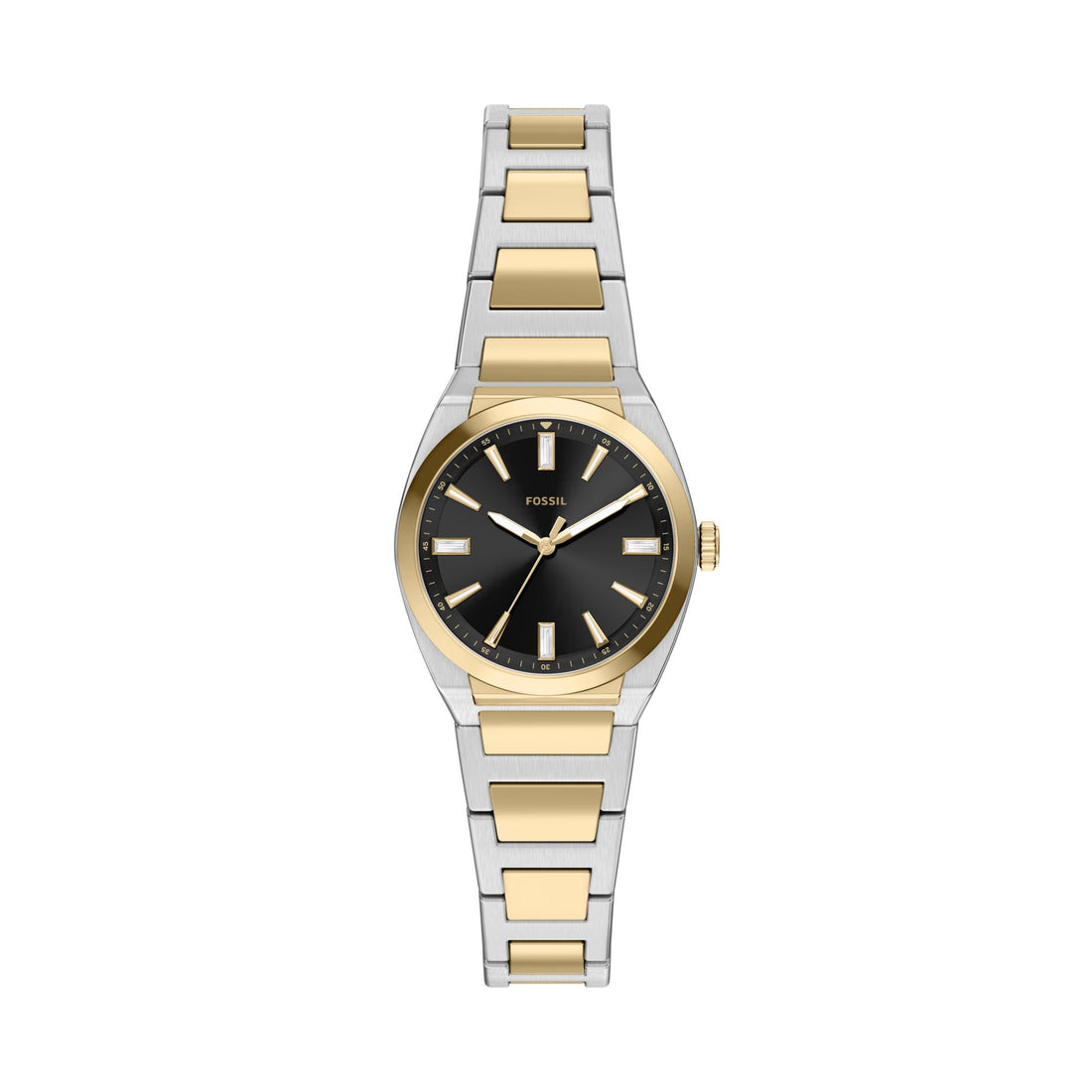 Fossil Women's Everett Three-Hand Two-Tone Stainless Steel Watch -  ES5495