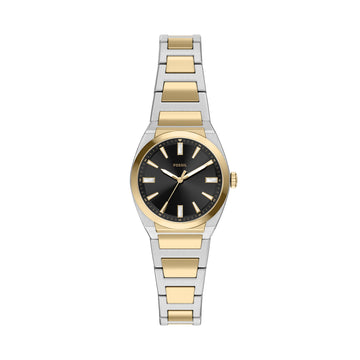 Fossil Women's Everett Three-Hand Two-Tone Stainless Steel Watch -  ES5495