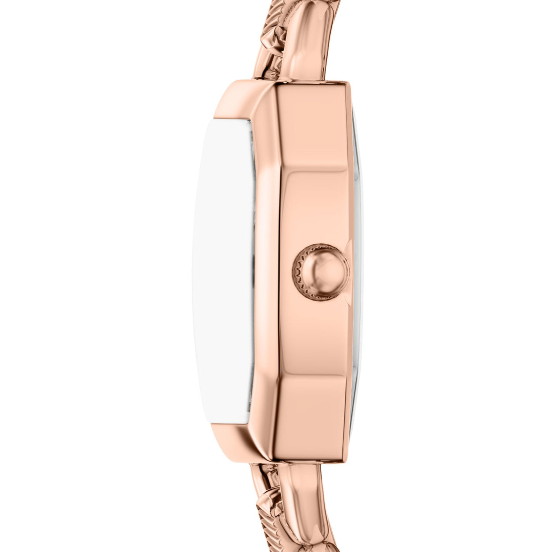 Fossil Women's Harlow Three-Hand Green Leather and Rose Gold-Tone Stainless Steel Watch -  ES5498