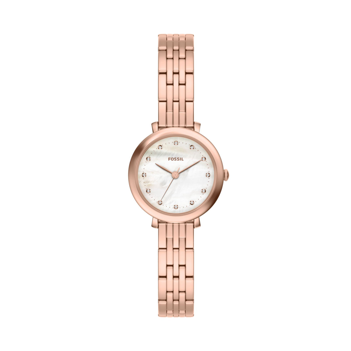 Fossil Heidi 26mm Three-Hand Rose Gold-Tone Stainless Steel Watch - ES5502