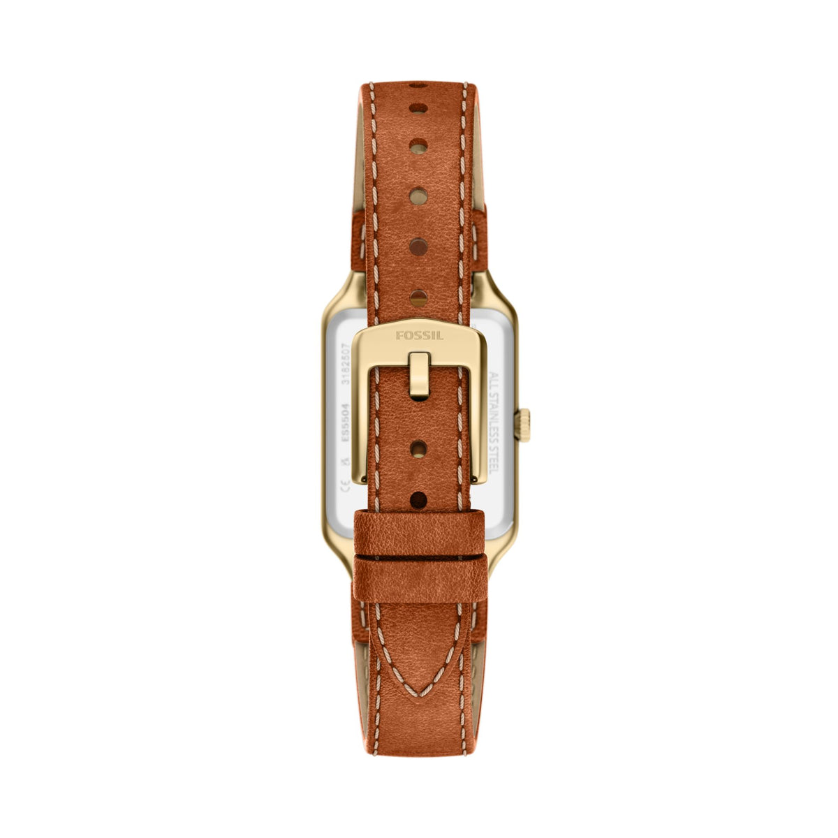 Fossil Raquel 23mm Three-Hand Date Medium Brown Leather Watch - ES5504 (2)