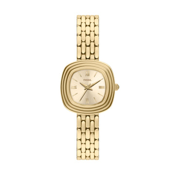 Fossil Emerson 30mm Three-Hand Gold-Tone Stainless Steel Watch - ES5506