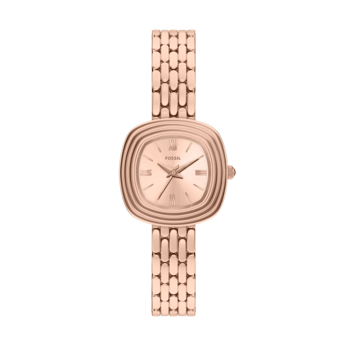 Fossil Emerson 30mm Three-Hand Rose Gold-Tone Stainless Steel Watch - ES5507