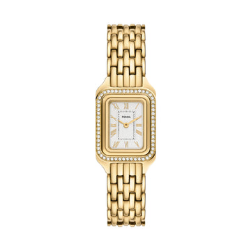 Fossil Raquel 23mm Two-Hand Gold-Tone Stainless Steel Watch - ES5513