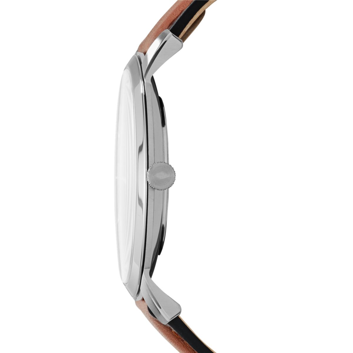 Fossil Minimalist 44mm Three-Hand Light Brown Leather Watch - FS5304 (1)