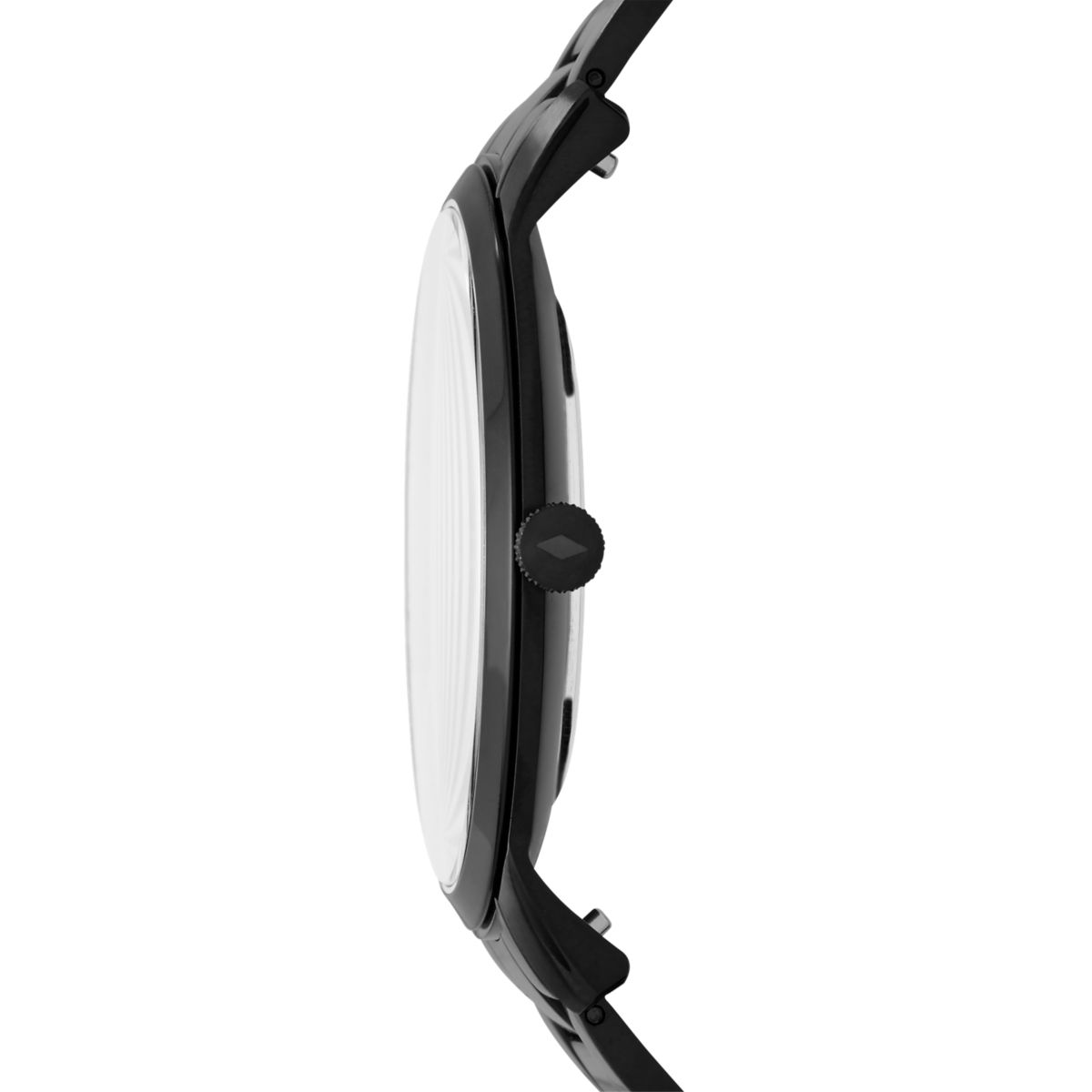 Fossil Minimalist 44mm Three-Hand Black Stainless Steel Watch - FS5308 (1)