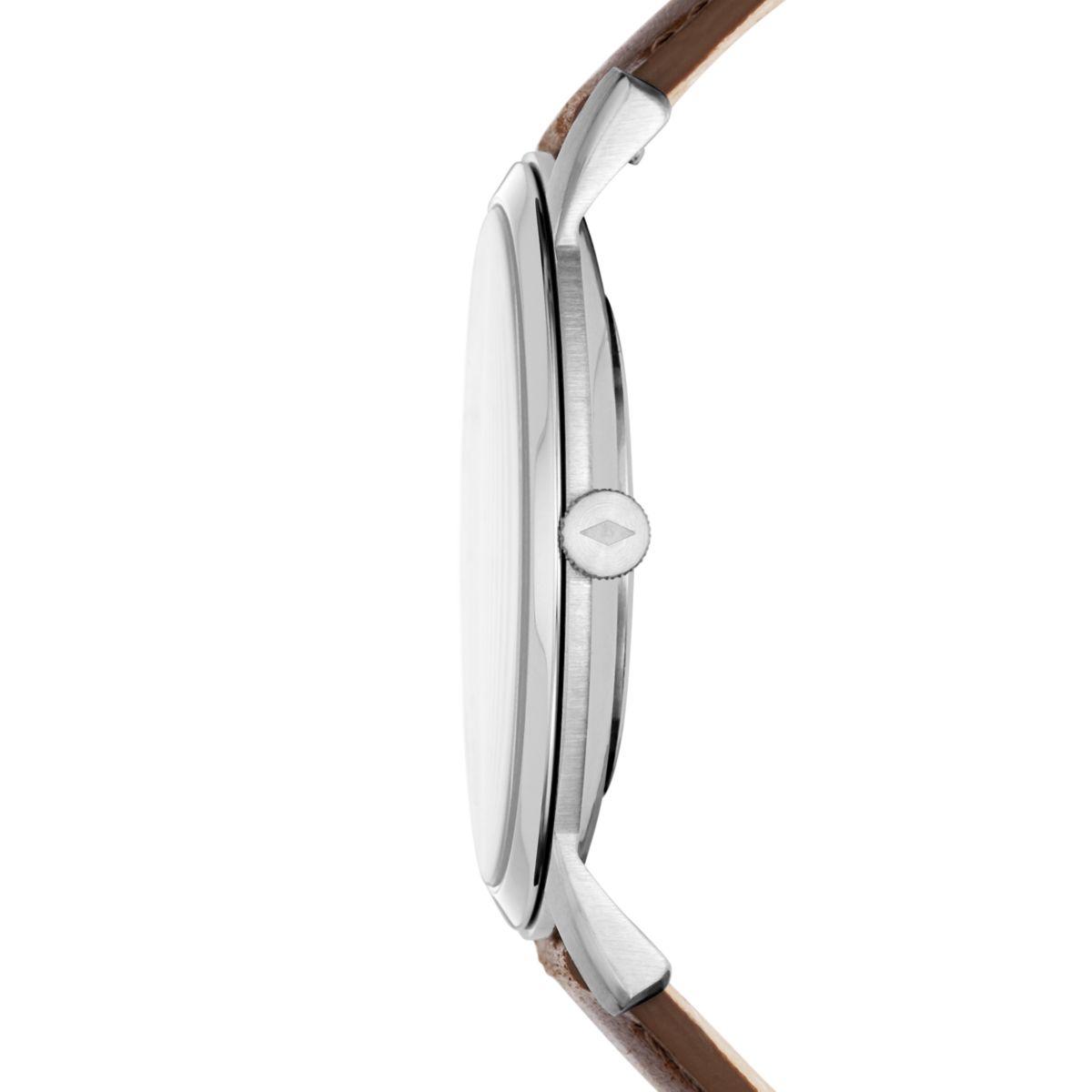 Fossil Minimalist 44mm Three-Hand Brown Leather Watch - FS5439 (1)