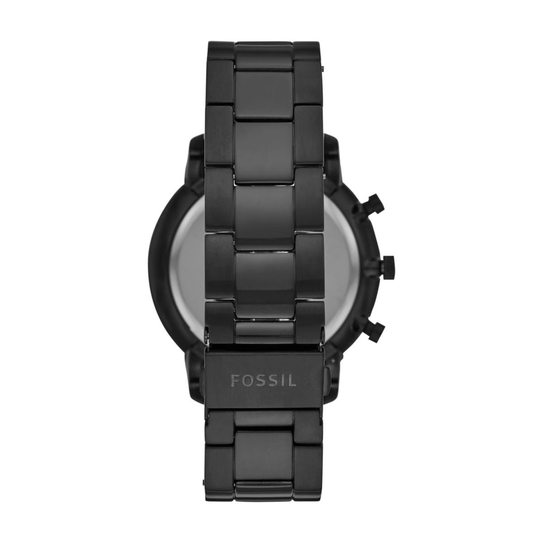 Fossil Neutra 44mm Chronograph Black Stainless Steel Watch - FS5525