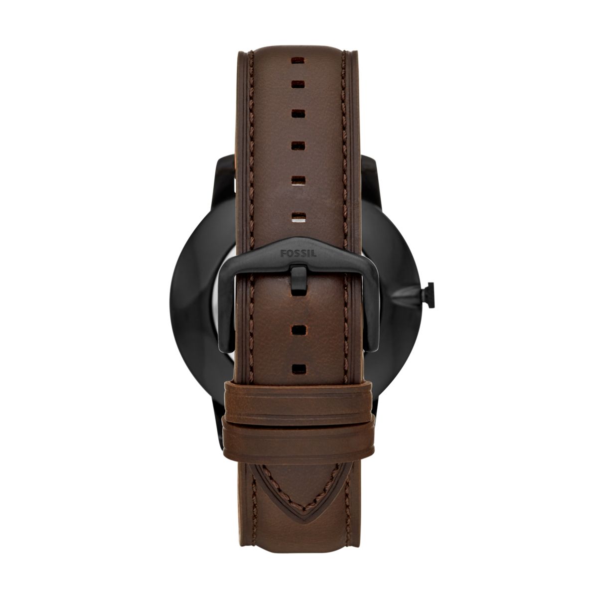 Fossil Minimalist 44mm Three-Hand Brown Leather Watch - FS5551 (2)