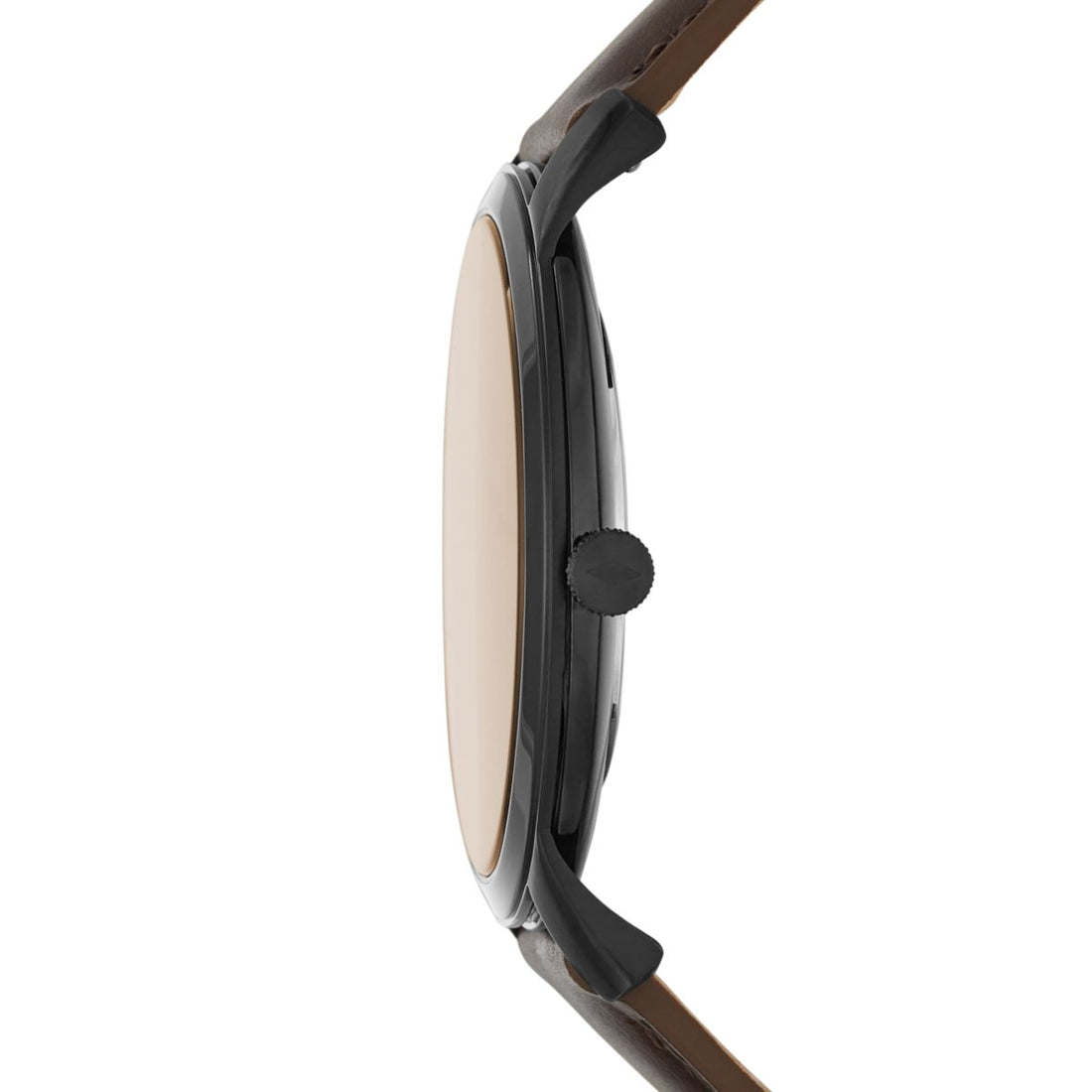 Fossil Minimalist 44mm Three-Hand Brown Leather Watch - FS5551