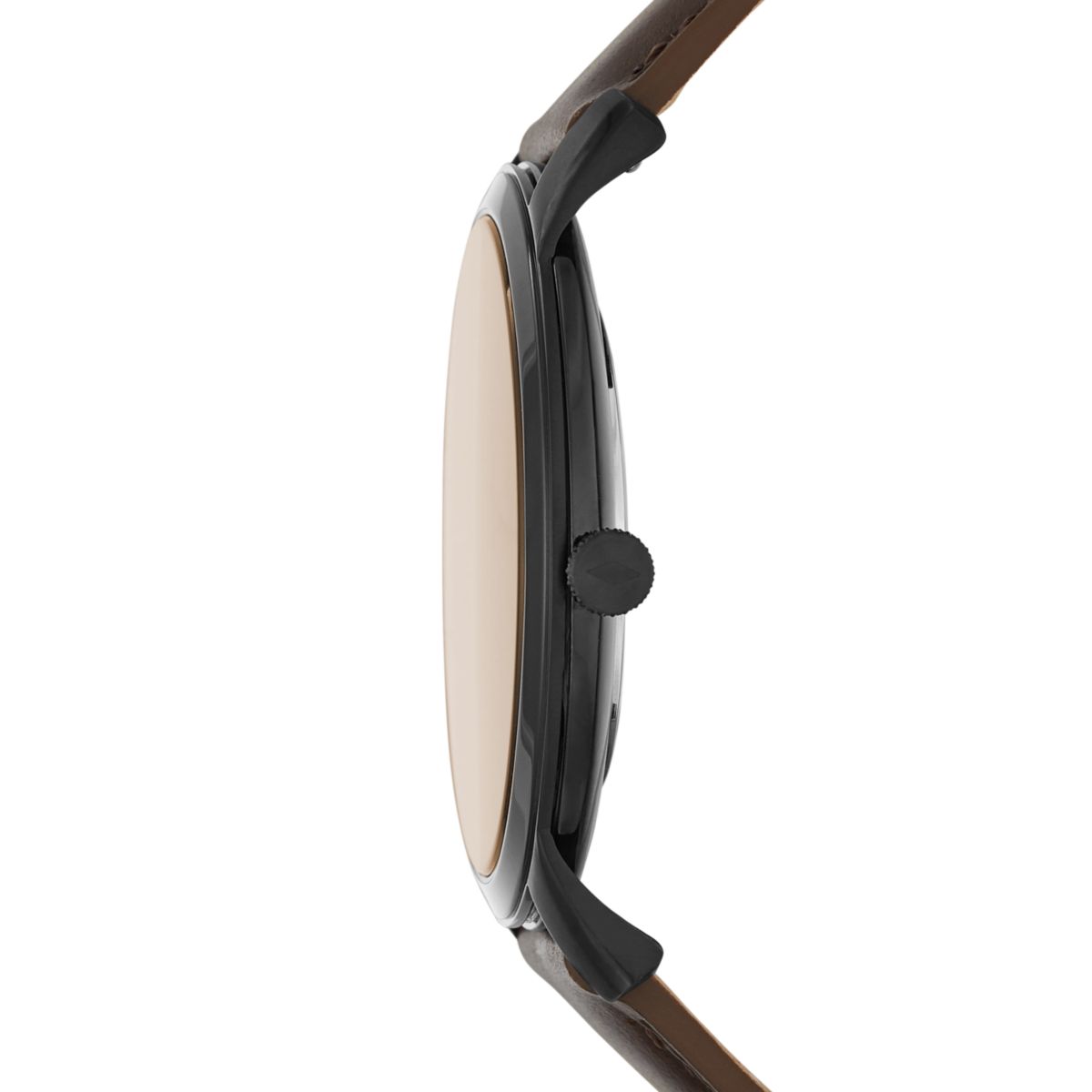 Fossil Minimalist 44mm Three-Hand Brown Leather Watch - FS5551 (1)