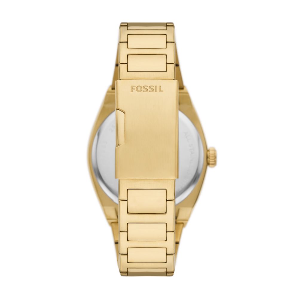 Fossil Everett 42mm Three-Hand Date Gold-Tone Stainless Steel Watch - FS5965 (2)