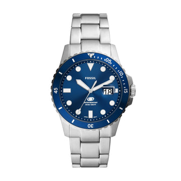 Fossil Blue Dive 42mm Three-Hand Date Stainless Steel Watch - FS6029