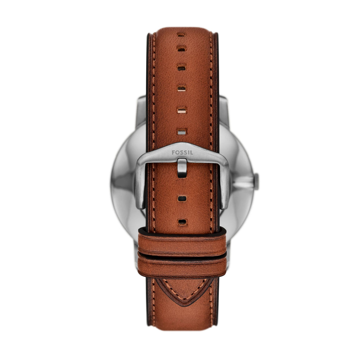 Fossil Minimalist 44mm Three-Hand Brown Leather Watch - FS6094 (2)