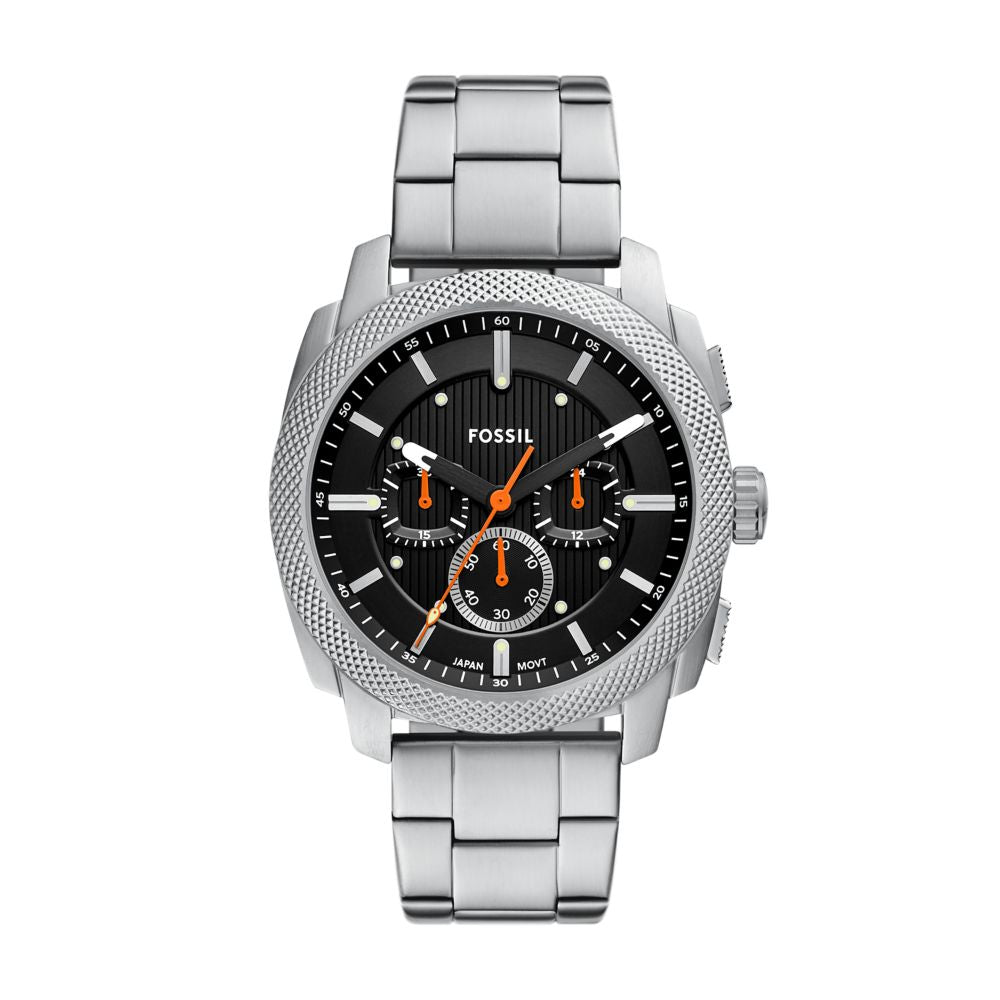 Fossil Machine 44mm Chronograph Stainless Steel Watch - FS6095