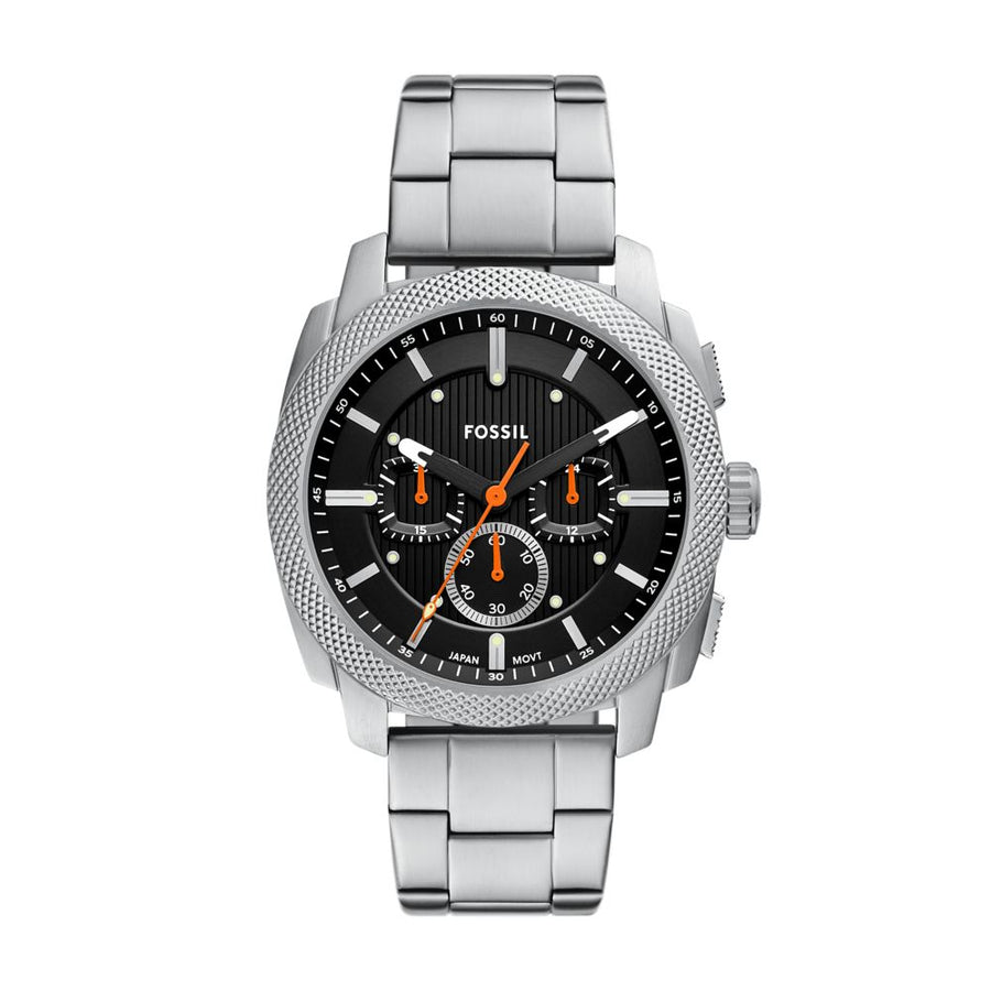 Fossil Machine 44mm Chronograph Stainless Steel Watch - FS6095