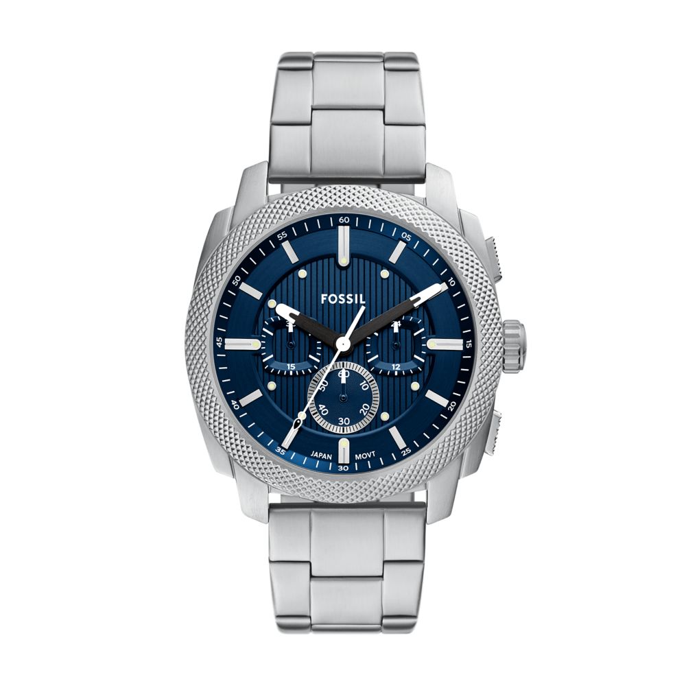 Fossil Machine 44mm Chronograph Stainless Steel Watch - FS6096