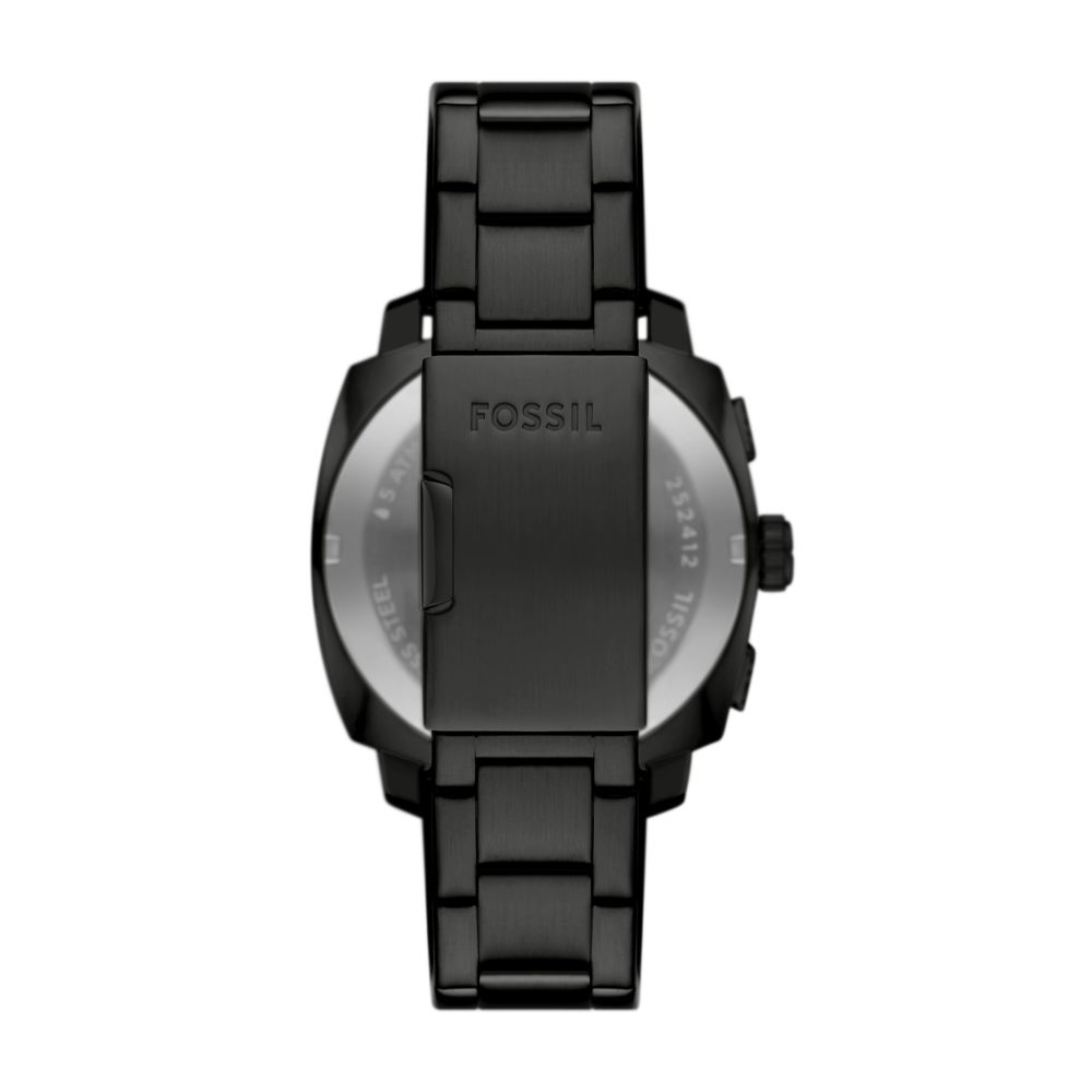 Fossil Machine 44mm Chronograph Black Stainless Steel Watch - FS6097 (2)