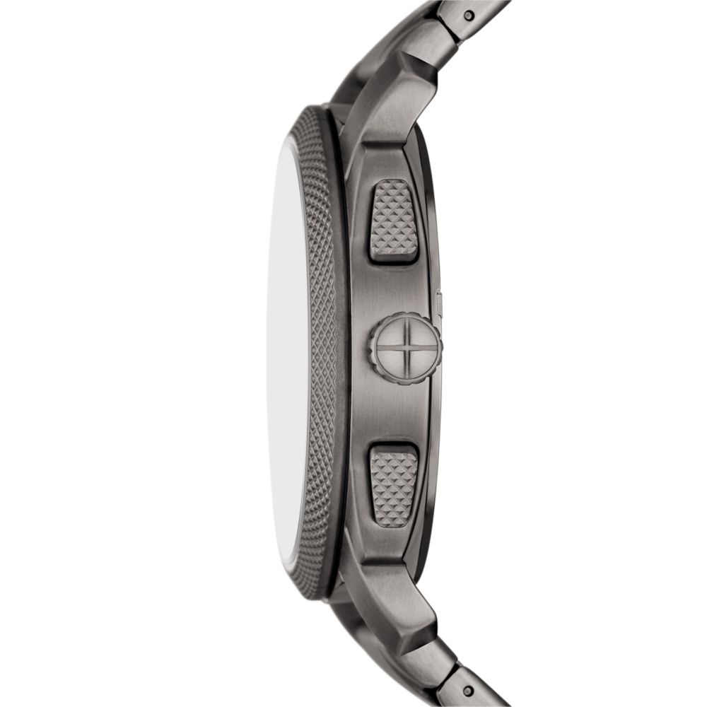 Fossil Machine 44mm Chronograph Smoke Stainless Steel Watch - FS6098 (2)