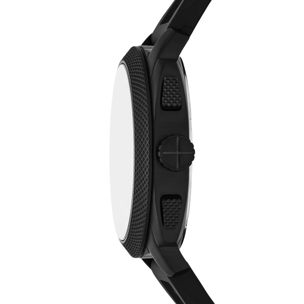 Fossil Machine 44mm Chronograph Black Silicone Watch - FS6099 (1)