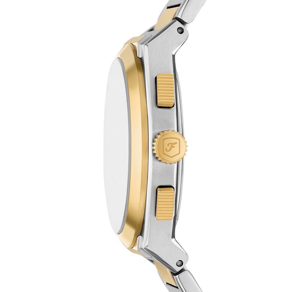 Fossil Everett 44mm Chronograph Two-Tone Stainless Steel Watch - FS6106 (1)