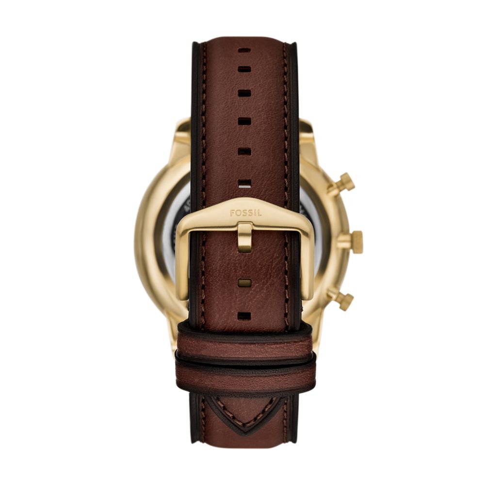 Fossil Neutra 44mm Chronograph Brown Leather Watch - FS6113 (1)