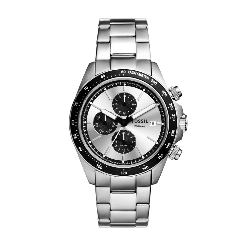 Fossil Autocross 42mm Multifunction Stainless Steel Watch - FS6124