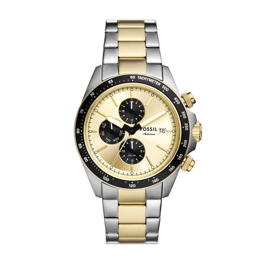 Fossil Autocross 42mm Multifunction Two-Tone Stainless Steel Watch - FS6126