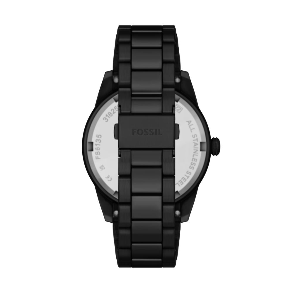 Fossil Pearson 42mm Multifunction Black Stainless Steel Watch - FS6135 (2)