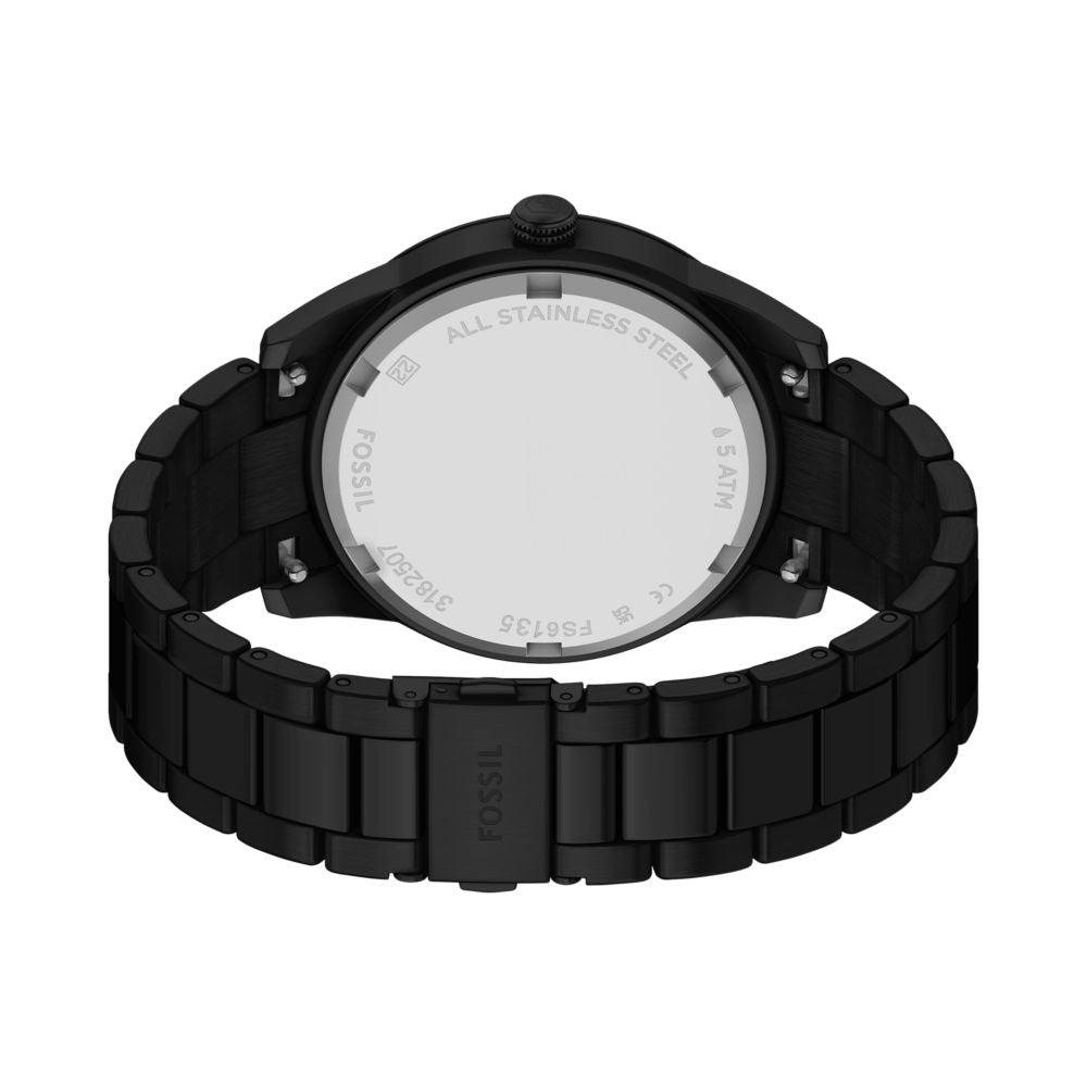 Fossil Pearson 42mm Multifunction Black Stainless Steel Watch - FS6135 (3)