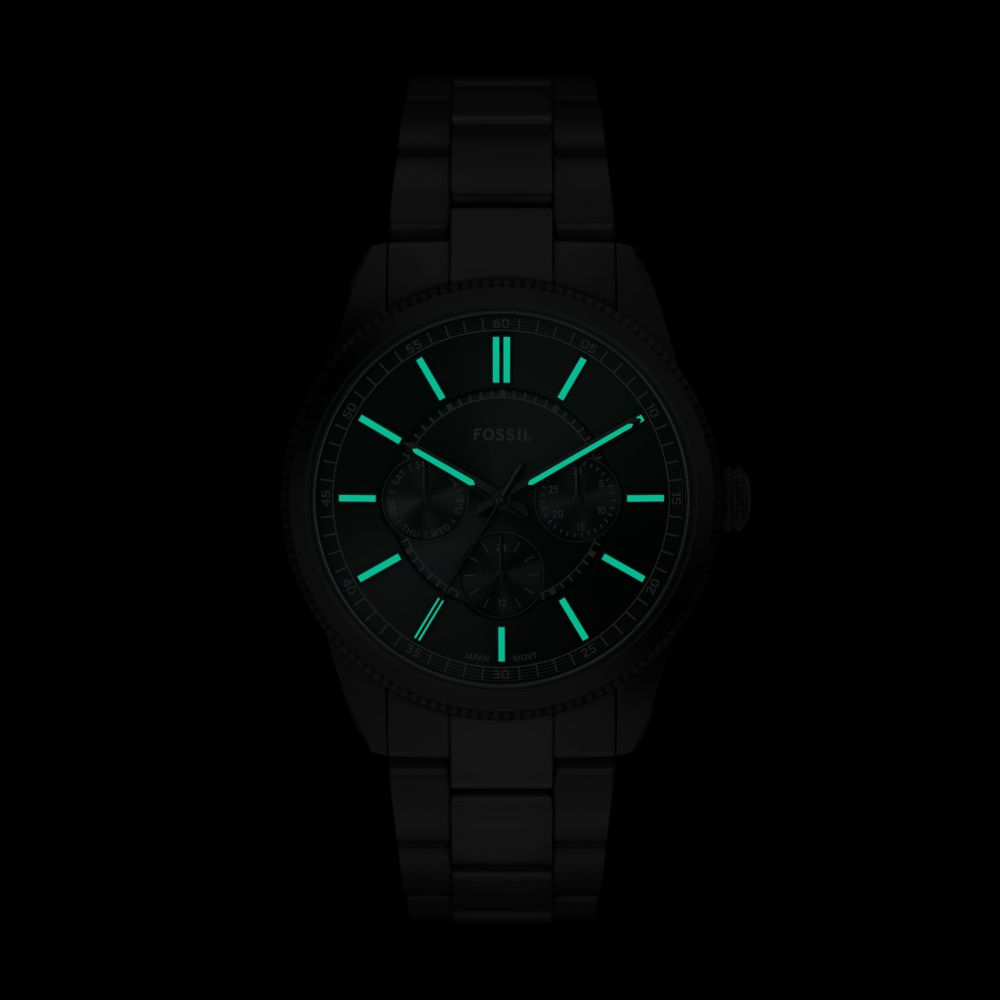 Fossil Pearson 42mm Multifunction Black Stainless Steel Watch - FS6135 (4)