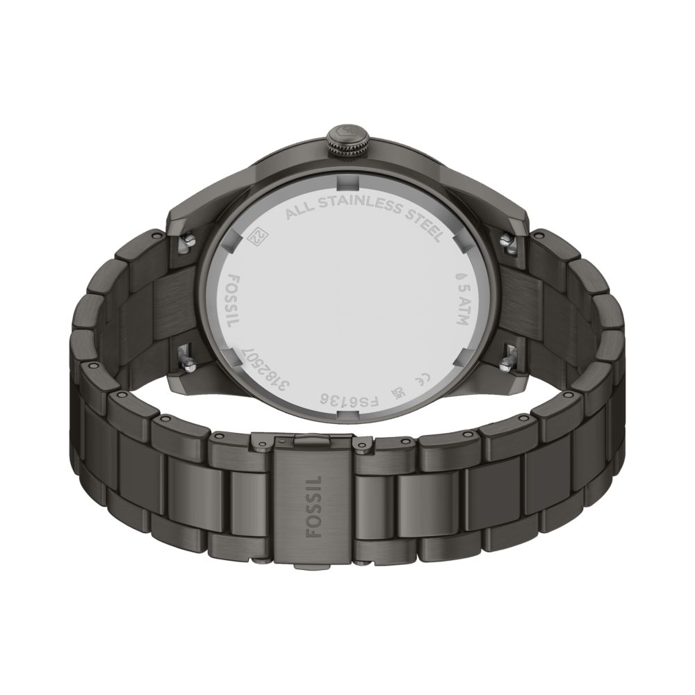 Fossil Pearson 42mm Multifunction Gunmetal Stainless Steel Watch - FS6136 (3)