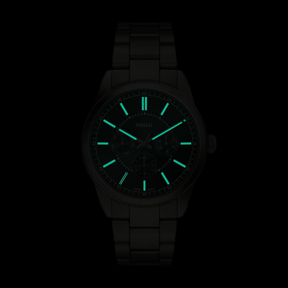 Fossil Pearson 42mm Multifunction Gunmetal Stainless Steel Watch - FS6136 (4)