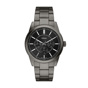 Fossil Pearson 42mm Multifunction Gunmetal Stainless Steel Watch - FS6136