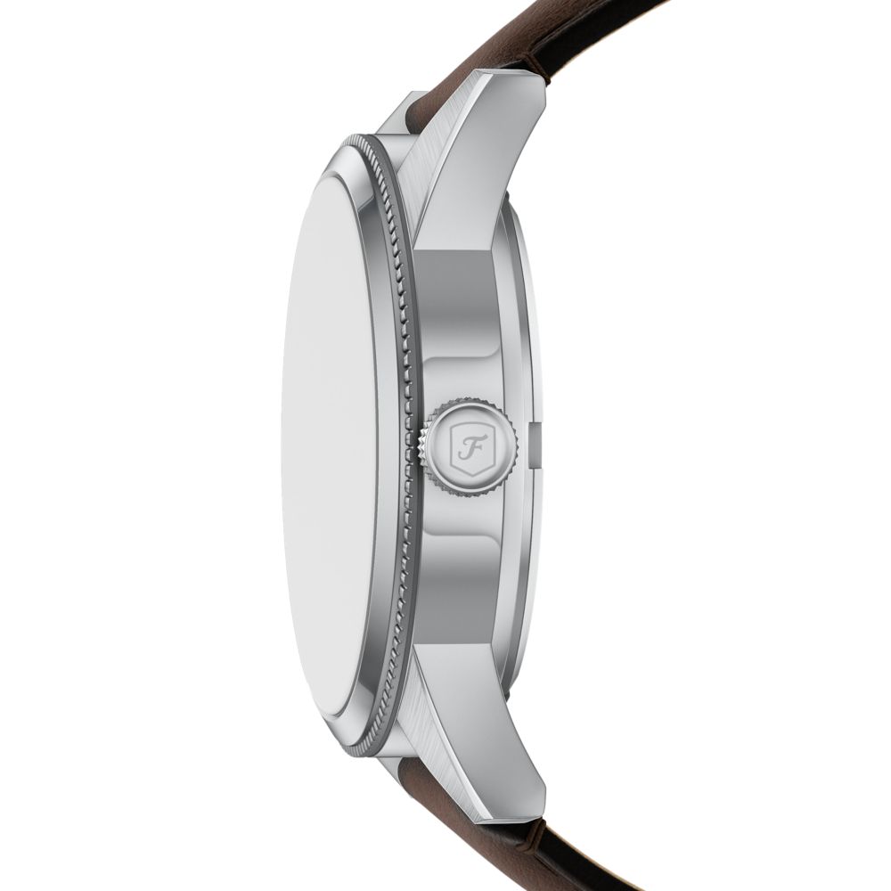 Fossil Pearson 42mm Multifunction Brown Leather Watch - FS6137