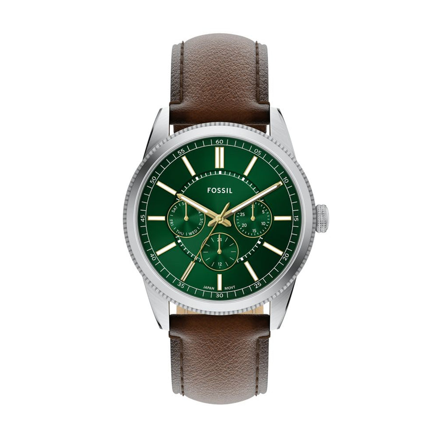 Fossil Pearson 42mm Multifunction Brown Leather Watch - FS6137