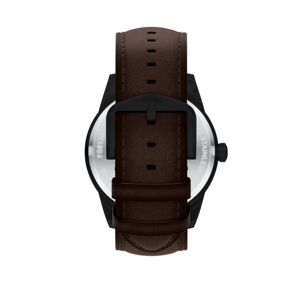 Fossil Pearson 42mm Multifunction Brown Leather Watch - FS6138 (4)