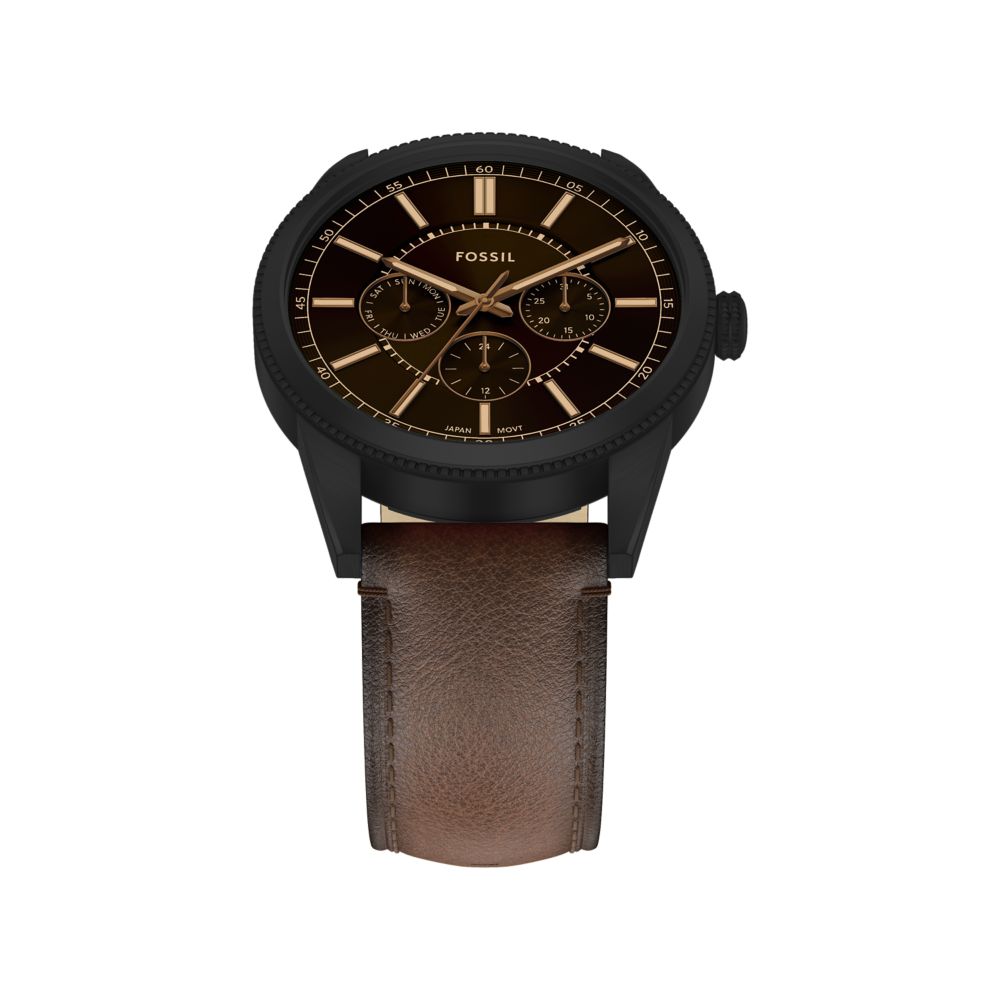 Fossil Pearson 42mm Multifunction Brown Leather Watch - FS6138 (3)