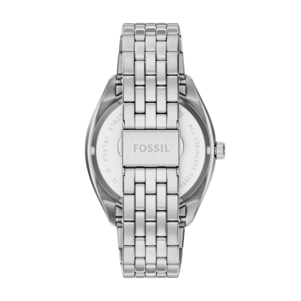 Fossil Campbell 42mm Three-Hand Day-Date Stainless Steel Watch - FS6140 (2)
