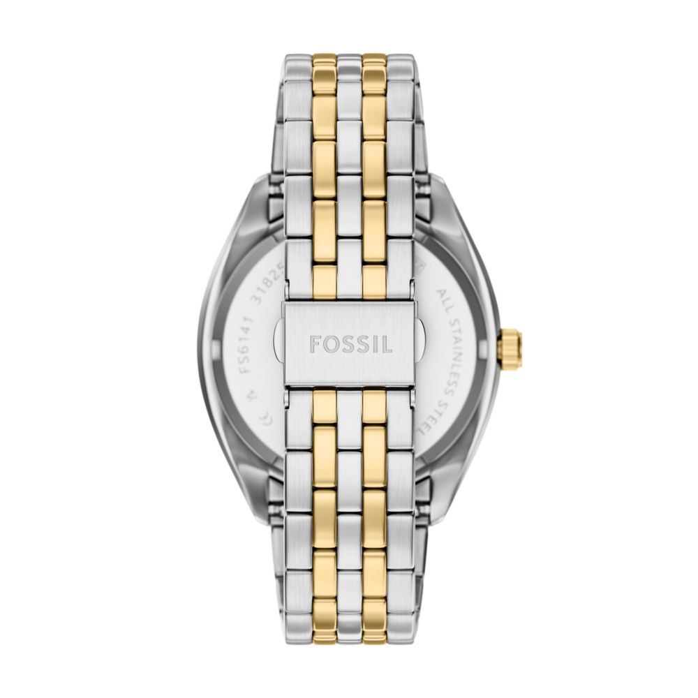 Fossil Campbell 42mm Three-Hand Day-Date Two-Tone Stainless Steel Watch - FS6141 (2)