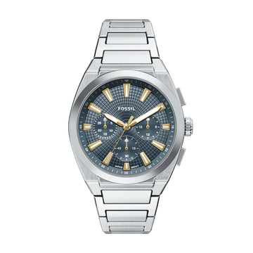 Fossil Everett 44mm Chronograph Stainless Steel Watch - FS6154