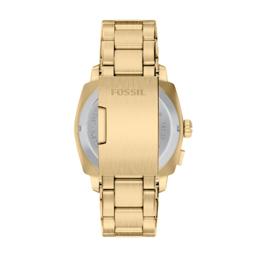 Fossil Machine Big Tic 41mm Gold-Tone Stainless Steel Watch - FS6157 (2)