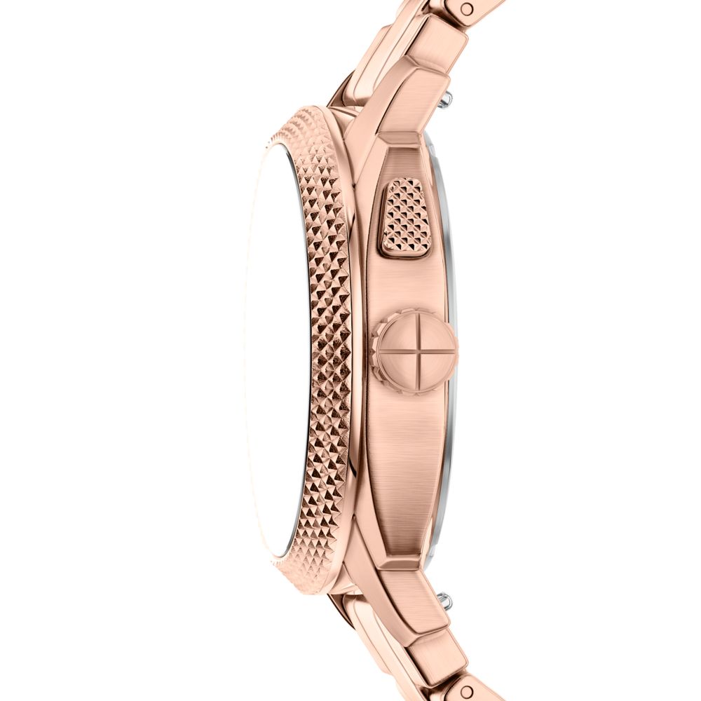 Fossil Machine Big Tic 41mm Rose Gold-Tone Stainless Steel Watch - FS6158 (1)