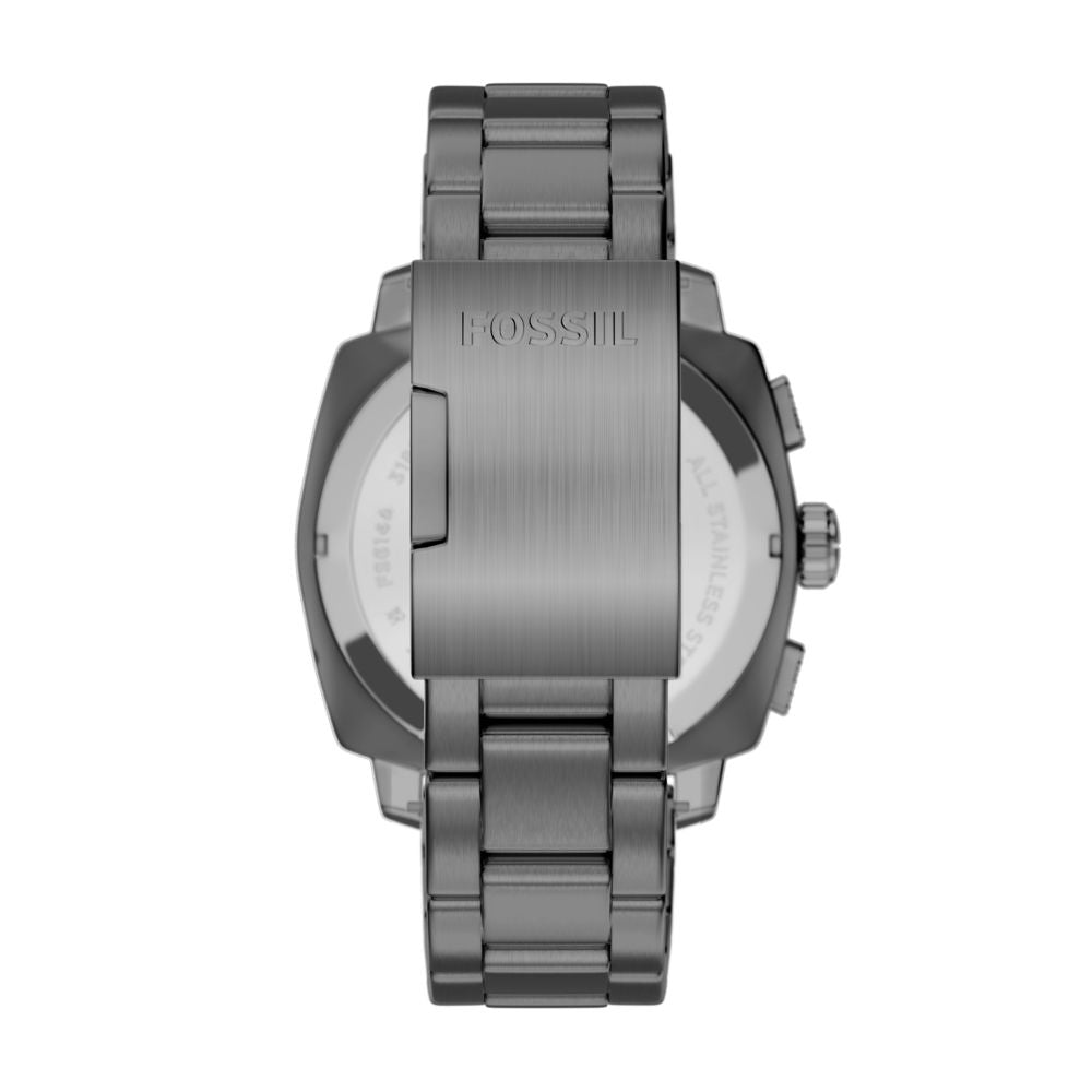 Fossil Machine 44mm Chronograph Smoke Stainless Steel Watch - FS6160 (2)
