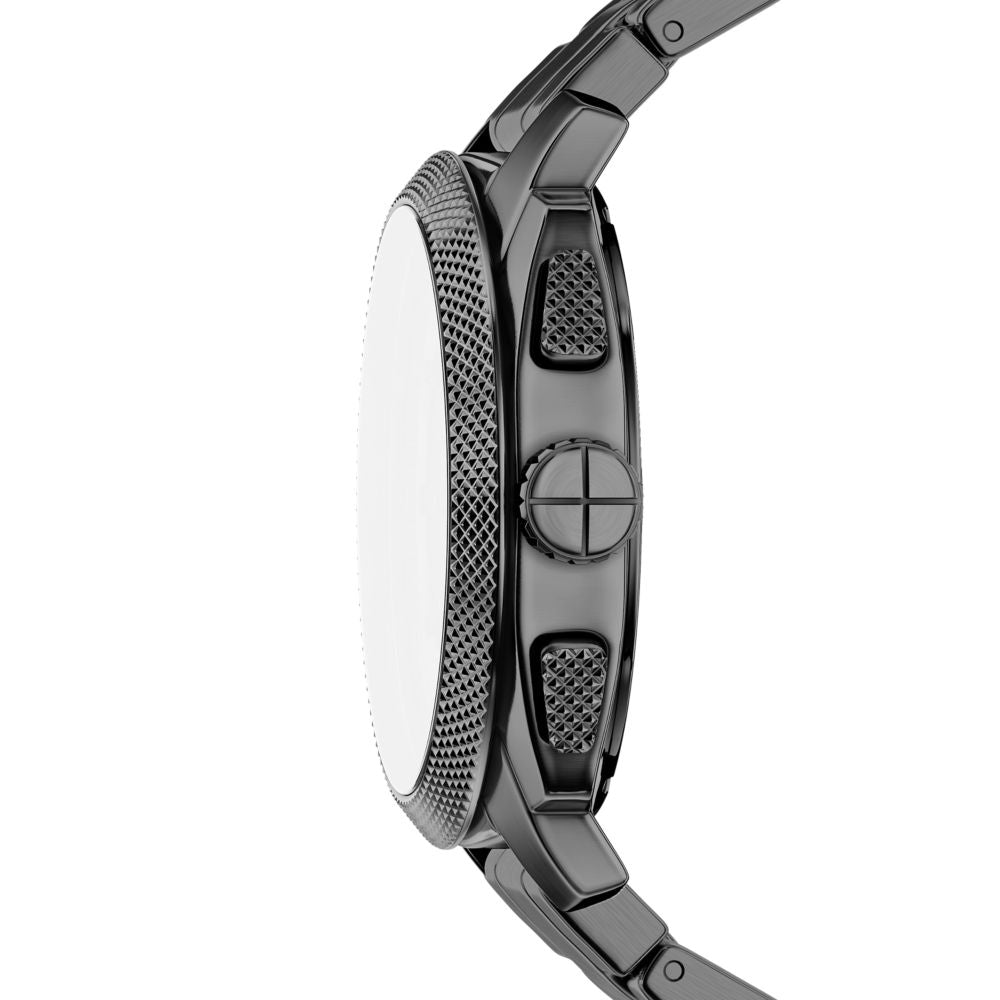 Fossil Machine 44mm Chronograph Smoke Stainless Steel Watch - FS6160