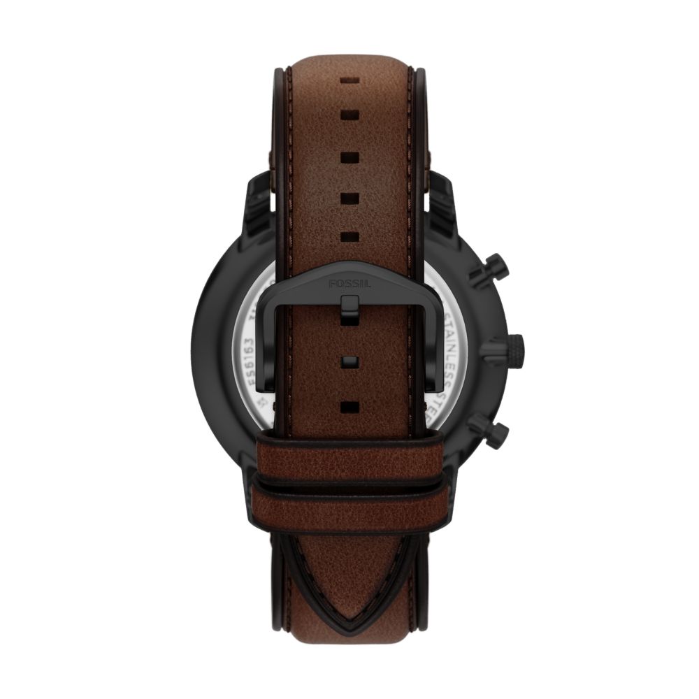 Fossil Neutra 44mm Chronograph Brown Leather Watch - FS6163 (2)