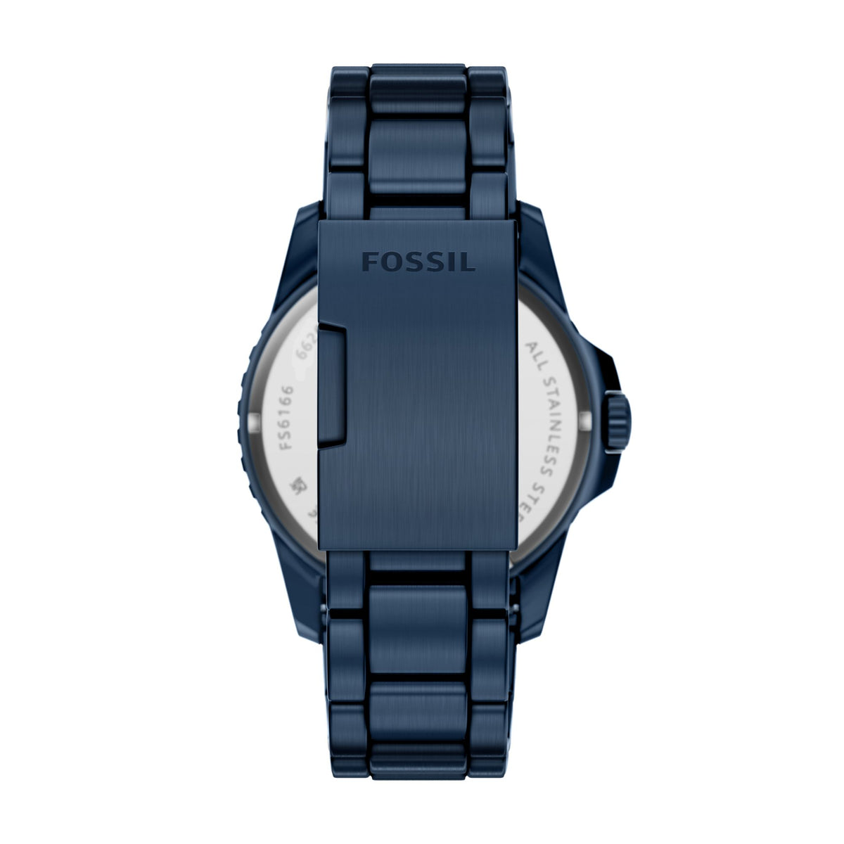 Fossil Blue Dive 42mm Three-Hand Navy Stainless Steel Watch - FS6166 (2)
