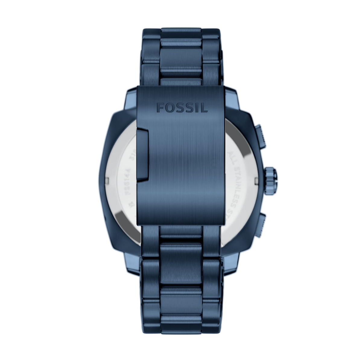 Fossil Machine 44mm Chronograph Navy Stainless Steel Watch - FS6167 (2)