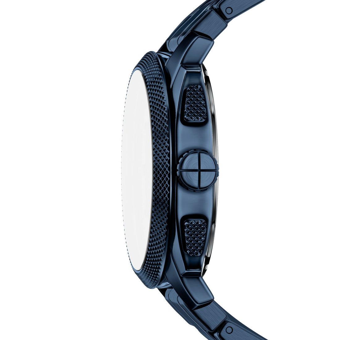 Fossil Machine 44mm Chronograph Navy Stainless Steel Watch - FS6167